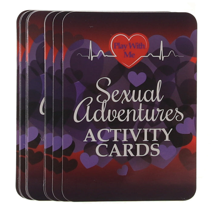 Sexual Adventure Activity Cards | Sexual Adventures 6-Piece Kit | Exciting Intimate Set by Play With Me