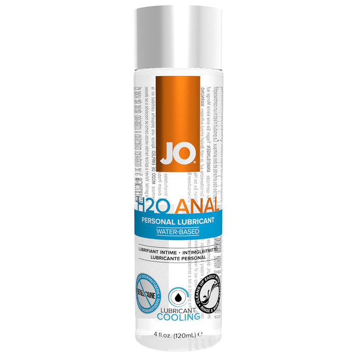 JO H2O Anal - Cooling - Lubricant (Water-Based) 4 oz. / 120 ml
