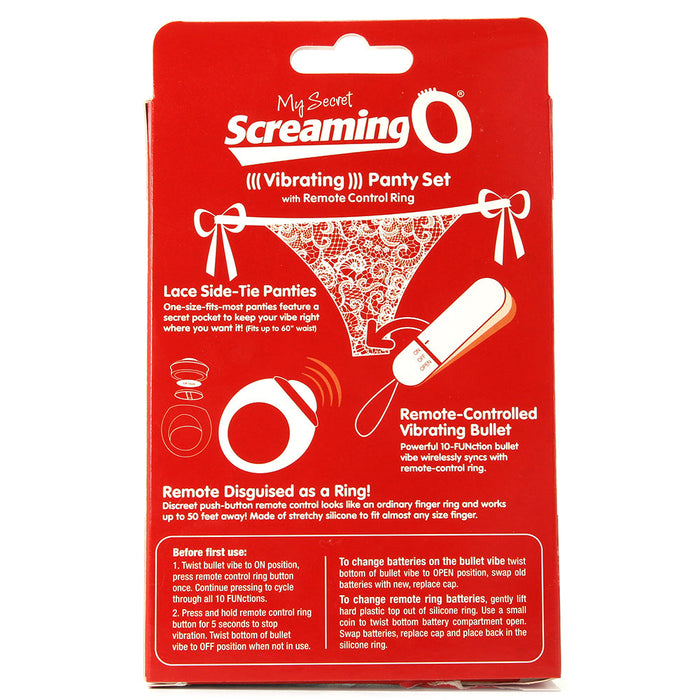 Screaming O My Secret Screaming O Remote Control Panty Vibe Red