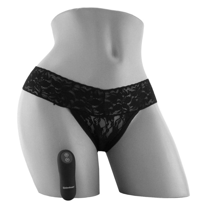 Pipedream Fetish Fantasy Series Limited Edition Plus Size Remote Control Vibrating Panties Black