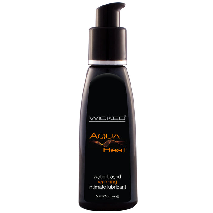 Wicked Aqua Heat Waterbased Warming Sensation Lubricant 2oz.