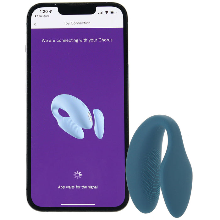 We-Vibe Sync Rechargeable Silicone Couples Vibrator Green Velvet