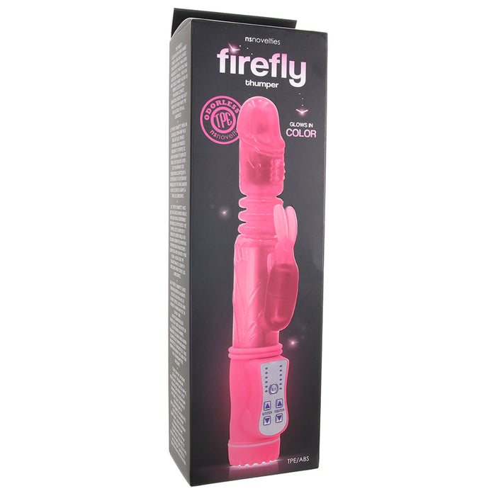 Firefly Thumper Thrusting Rabbit Vibrator - Pink Firefly Thumper Thrusting Rabbit Vibrator - Pink