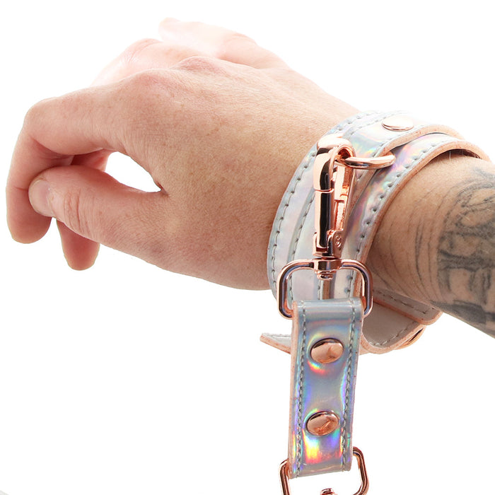 Cosmo Bondage Wrist Cuffs Rainbow | Bondage